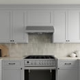thumbnail image 2 of Streamline 30 in. Locri Ductless Undermount 406 CFM Range Hood in Brushed Stainless Steel with Baffle Filters, Push Button Control, LED Lights, 2 of 9