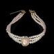 thumbnail image 3 of Collar Gargantilla TANGJMXG 3 niveles Perlas Gruesas 1920s, 3 of 4