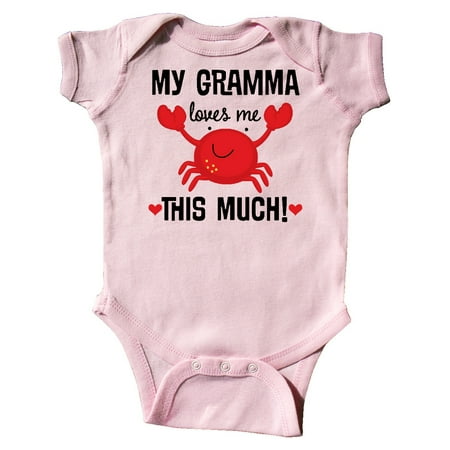 

Inktastic Gramma Loves Me Grandchild Gift Gift Baby Boy or Baby Girl Bodysuit