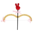 thumbnail image 4 of juego de mini arco y flecha de Cupido, accesorio para disfraz de Cupido de San Valentín, flecha creativa con gesto de mano para decoraciones de fiesta de cosplay, 4 of 7