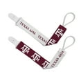 thumbnail image 2 of BabyFanatic Officially Licensed Unisex Pacifier Clip 2-Pack - NCAA Texas A&M Aggies - Officially Licensed Baby Apparel, 2 of 3