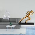 thumbnail image 2 of Figura de lector abstracto, estatua de corredor de resina, figura humana, decoración, escultura de pensador abstracto, decoración de mesa, adecuada pa, 2 of 8