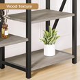 thumbnail image 5 of GAOMON Bookshelf, 5-Tier Large Industrial Bookshelf with Metal Frame, Open Display Shelves, Tall Modern Bookcase for Living Room, Home Office, Study, 5 of 8