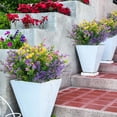 thumbnail image 6 of 12 Pcs Artificial Flowers Outdoor, Faux Artificial Plants UV Resistant Plastic Flower Bulk for Hanging Planter Porch Window Home Wedding Fall Summer Decor, 6 of 8