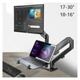 thumbnail image 3 of Monitor Arm + Laptop Holder Full Dynamic Stand For 10-16" Laptops And 13-32" Computers LED LCD Screen Supports Tilt And Rotation ,Easy Setup, 3 of 6