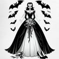 thumbnail image 3 of CafePress - Halloween Bride - Men's Light Loose Fit Cotton Pajama Set, 3 of 7