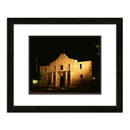 The Alamo -San Antonio, Texas 18"x22" Matted and Framed Photo (Finished Size)
