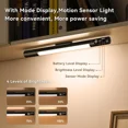 thumbnail image 6 of Wireless Induction Under-Cabinet Light, Cabinet Lighting in 3 Tone Modes, 270° Rotation and Dimmable, No Wiring Required USB-C Interface, LED Light for Office/Kitchen/Bedroom, Black, 6 of 7