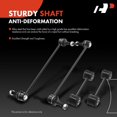 thumbnail image 3 of A-Premium 4Pcs Front Rear Sway Bar Link Stabilizer Link Kit Compatible with Dodge Grand Caravan/Caravan Chrysler Town & Country Plymouth Grand Voyager Fits select: 2005-2007 DODGE GRAND CARAVAN SXT, 3 of 7