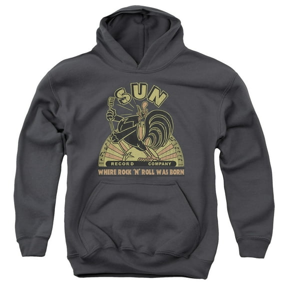 Sun - Sun Rooster - Youth Hooded Sweatshirt - X-Large
