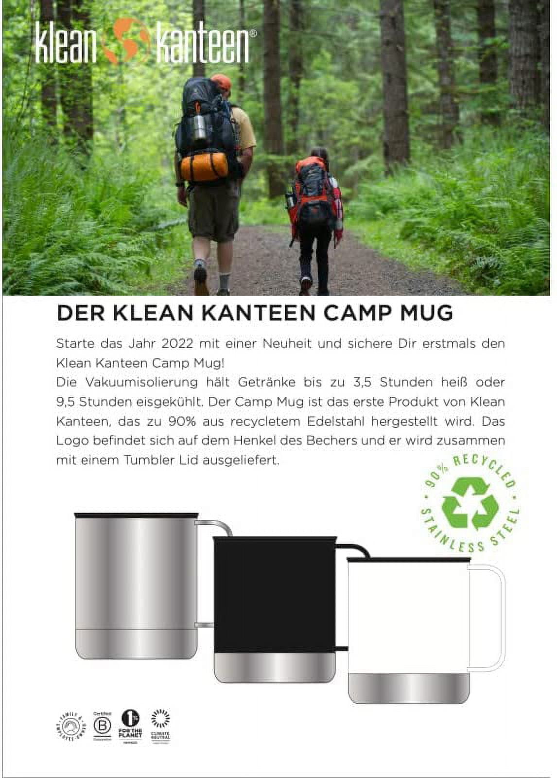Klean Kanteen Camp Mug 12 oz Brushed Stainless
