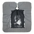 thumbnail image 2 of Betivan Professional Hairdressing Salon Nylon Cape with Closure Snap,Barber Styling Cape,Unisex Black Stripe Hair Cutting Cape, 2 of 5