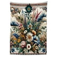 thumbnail image 2 of Ambesonne Floral Eucalyptus Outdoor Tablecloth, Western Bloom, 58"x84", Dark Tan Multicolor, 2 of 2