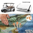thumbnail image 6 of chaqlin Golf Cart Seat Covers Easy to Install with Front Pockets, Compatible with Sports Outdoors Golfcart Seat Cover(Pike Fish Art Design), 6 of 8