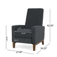 thumbnail image 2 of 27'' Wide Wood Hand Manual Club Recliner, 2 of 5