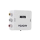 thumbnail image 5 of Adaptador VGA a AV Mini adaptador VGA a AV Convertidor de ABS Shell Video para TV / comput Abanopi Adaptador, 5 of 6