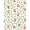 Orange, Pattern 3, variant on ODIKA 2x3 Machine Washable Non-Slip Area Rug, Safari Adventure Giraffe Lion Monkey Zebra Wildlife High Traffic Rug with Pad, Beige, 684484