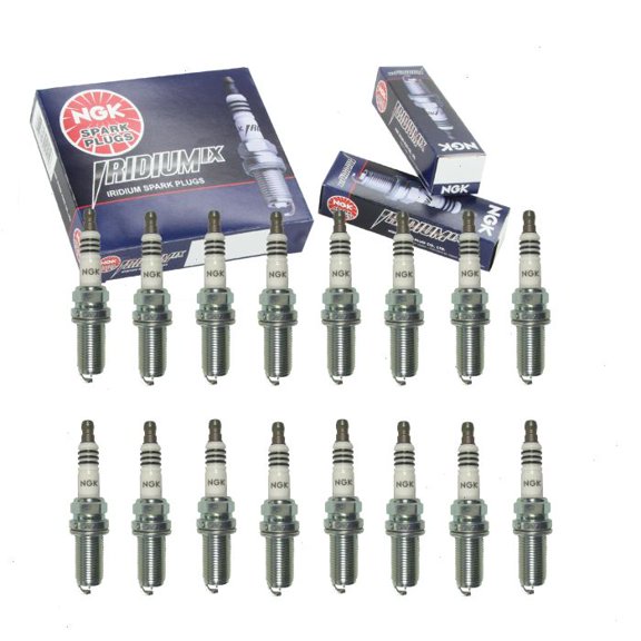 16 pc NGK Iridium IX Spark Plugs compatible with Dodge Challenger 6.2L V8 2015-2020