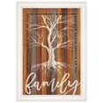 thumbnail image 1 of Trendy Decor 4U MA2417-226G "Racines Familiales" par Marla Rae, Prêt à Accrocher, Cadre Blanc, 1 of 3