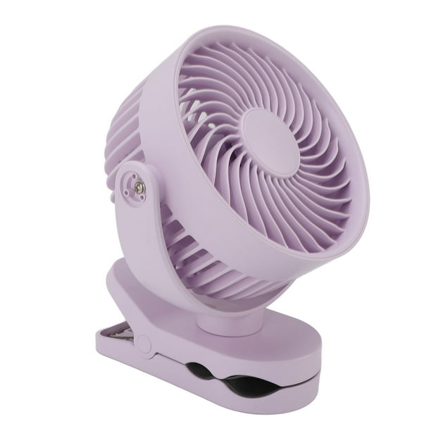 Mini clip en el ventilador, ventilador personal Portátil de Rotación de 360 Con 4 Velocidadas, Ventilador de Enfriamiento de Escritorio Recargable USB, Ventilador DE