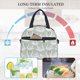 thumbnail image 4 of Disketp White Birds Lonchera Térmica para Mujer y Hombre, Bolsa de Almuerzo Reutilizable e Impermeable para Trabajo, Viajes y Picnic, 4 of 7