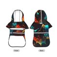 Dog Raincoat with Hood, Hooded Pet Jacket with Reflective Trim, with ...