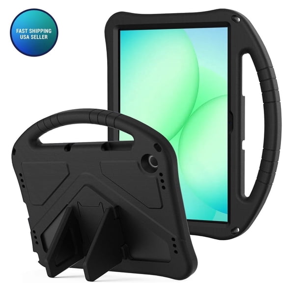 Kids Case for Samsung Galaxy Tab A11 Plus 11" Tablet, with Handle Stand Shockproof Protective Cover for Samsung Galaxy Tab A11 11 Inch 2025(SM-X310/SM-X315 LTE/SM-X236 5G), Black