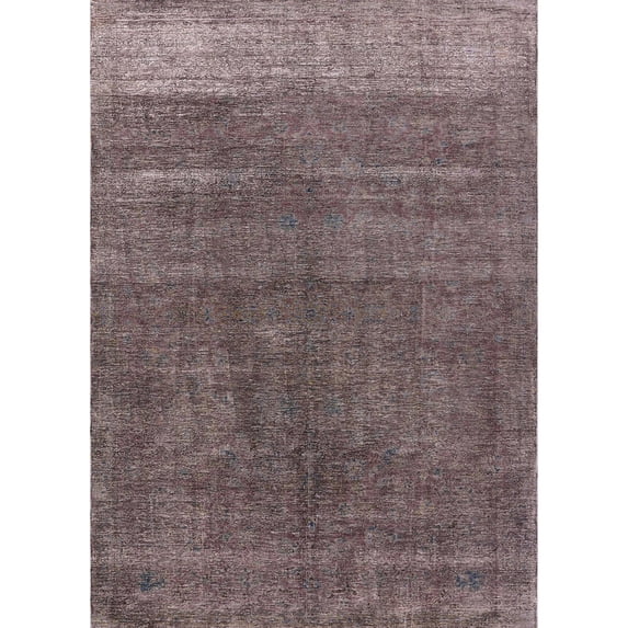 Ahgly Company Indoor Rectangle Mid-Century Modern Pink Oriental Area Rugs, 5' x 7'