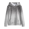 thumbnail image 3 of Mepaouo Cute Hoodies for Teen Girls Preppy Hooded Sweatshirts Oversized Gradient Long Sleeve Shirts Black 100, 3 of 5