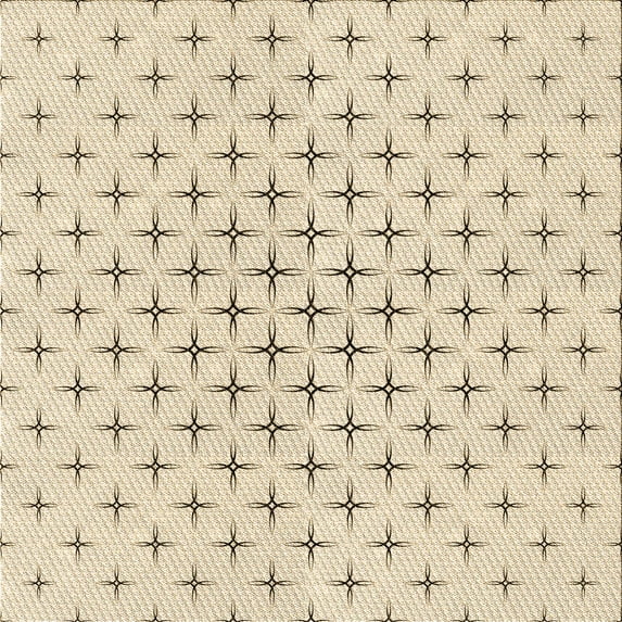 Ahgly Company Indoor Square Patterned Moccasin Beige Area Rugs, 6' Square