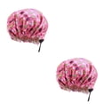 thumbnail image 1 of Gorro de dormir Qarigey para niños con hebilla ajustable rosa hoja 2piezas, 1 of 6