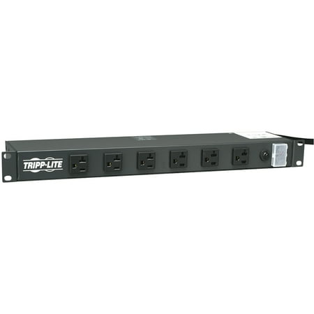 UPC: 0037332099372 | Tripp Lite RS1215-20 1U Rack-Mount 12-Outlet 120-Volt Power Strip 15-Foot Cord
