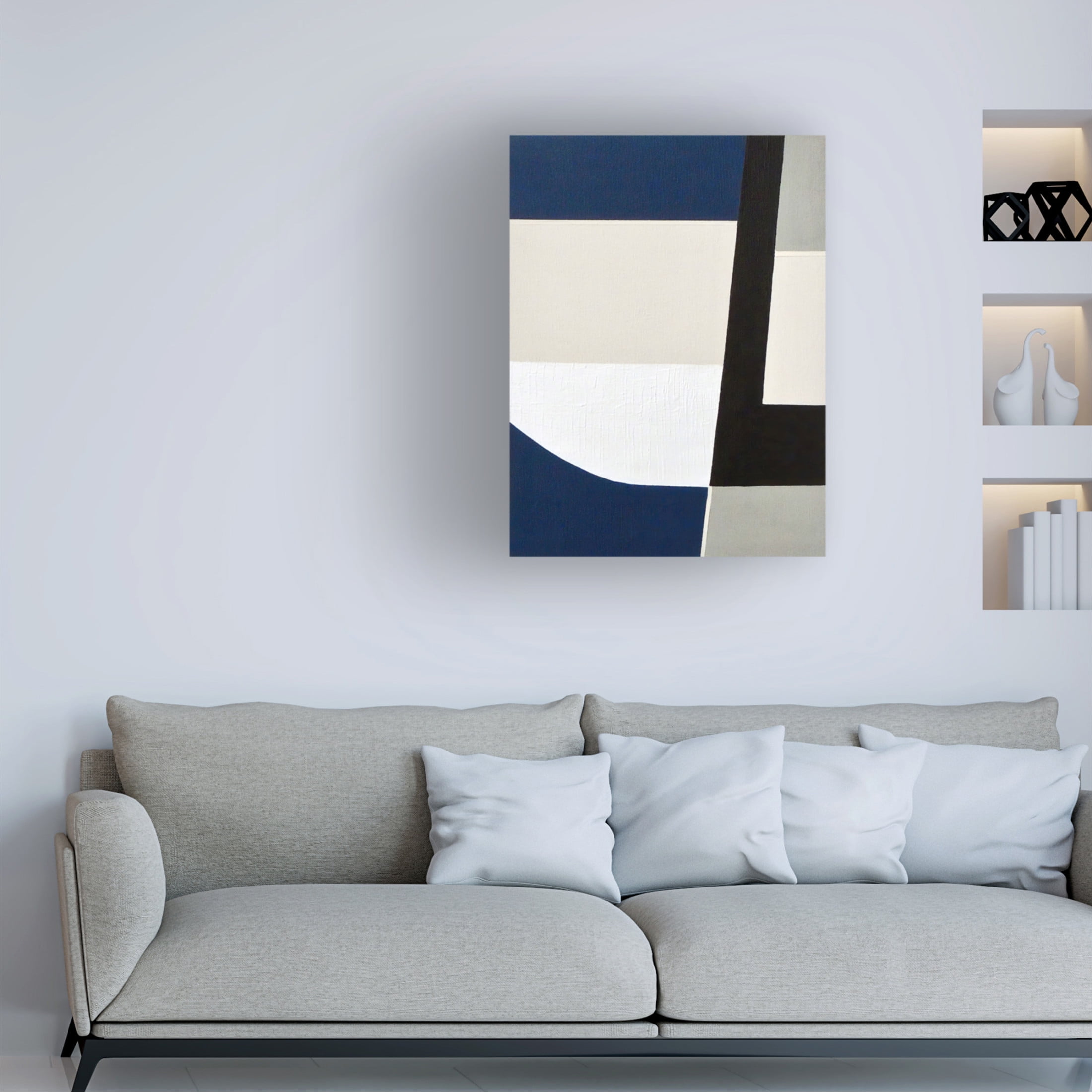Canvas Wall Art - Sylvie Hamou 'In My Element II' Wall Art for Living Room, Bedroom, or Office Décor by Trademark Fine Art - 24 x 32 Inches
