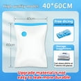 thumbnail image 3 of Vacuum Storage Bags, 11 Combo (10 Large Bags + Electric Pump), Space Saving, Fast Compression, Large Capacity, For Clothes, Quilts, Blankets, Bedding, 3 of 9