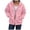 Pink, variant on Besolor Zip up Hoodies for Women Long Sleeve Thumb Hole Drawstring Hooded Sweatshirts Fall Casual Jackets with Pockets(X-Large,Red)