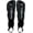 Black, variant on Kids Soccer Shin Guards with Adjustable Straps. Fits Ages 4-7. Black