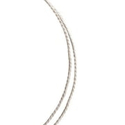 Hyper Tough Item NML40-HT, Nylon Blend Diamond Braid Rope, White, 1/8 x 40', 1 Each
