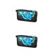 thumbnail image 1 of Sonducket Monedero de cuero con cremallera para mujer, Clip elegante para fotos, billetera con bolsillo para tarjetas, regalo de cumpleaños con Azul Tipo 2 2piezas, 1 of 6