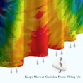 thumbnail image 6 of Colorful Tie Dye Pattern Shower Curtain 72"x72" ,Bathroom Decorative Shower Curtains Set with 12 Hooks,Modern Waterproof Washable Shower Curtain, 6 of 6