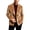 Brown, variant on Men Double Breasted Velvet Blazer Jacket, Wide Lapel Long‑Sleeve Suit Coat, Luxury Velour Formal Casual Outerwear for Wedding Party Business