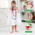 thumbnail image 2 of Cuentas Snap Pop para niñas, 180 piezas, kit para marcar joyas, moda, divertido para collares, anillos, pulseras, manualidades, regalos de cumpleaños, juguetes para niños de 3, 4 y 5 años., 2 of 4