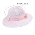thumbnail image 3 of Odeerbi Toddler Hat Baby Boys Girls Cotton Bucket Hat Summer Sun Hat for Sun Protection 2024 Fashion Flower Print Mesh Breathable Cap Cute Sunscreen Hat Pink, 3 of 6