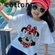 thumbnail image 2 of Serie Disney Mickey Minnie Anime Ropa Camiseta de algodón Niño Niño Niña Casual Verano Blanco Rosa Niños Camiseta Bebé Camisetas Kawaii, 2 of 4