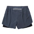 thumbnail image 1 of brillar Pantalones cortos deportivos de doble capa para hombres Pantalones de fitness falsos de secado rápido de 2 piezas, 1 of 5