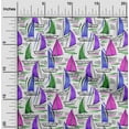 thumbnail image 2 of oneOone Cotton Poplin Purple Fabric Beach Boat Craft Projects Decor Fabric Printed By The Yard 42 Inch Wide, 2 of 4