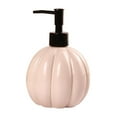 thumbnail image 3 of Dispensador de jabón de calabaza de Halloween DOMELAY, dispensador de jabón de manos de otoño para uso diario en el hogar, rosa y negro, 3 of 8