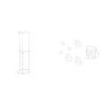 thumbnail image 1 of Mesa Auxiliar Pequeña De Acrílico Transparente, Ideal Para Espacios Reducidos. Fácil De Armar. Incluye Adhesivos De Pared De Espejo Acrílico Removibles Con Diseño De Peces Para Decorar La, 1 of 8