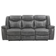 thumbnail image 4 of Conrad Upholstered Padded Arm Motion Sofa Grey, 4 of 12