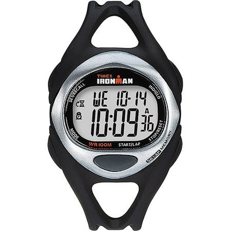 Timex Men's Ironman Sleek 50 Full-Size Watch, Black Resin Strap