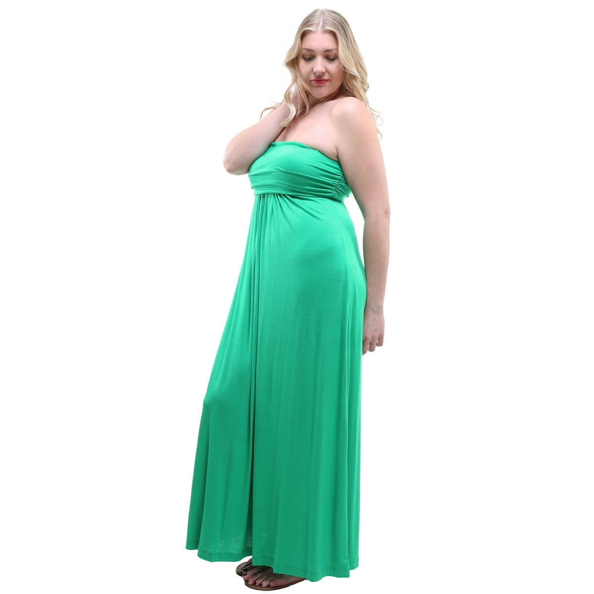 Women's Plus Maxi Tube Dress